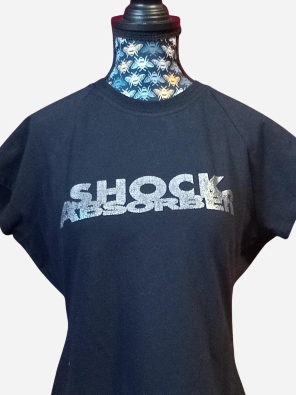 Shock Absorber brand black tee shirt